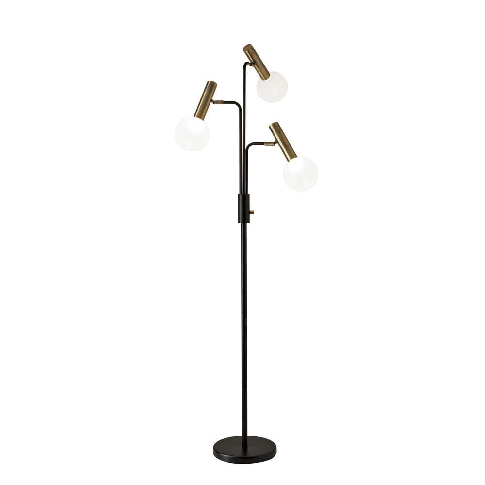 70'' Black Tree Floor Lamp