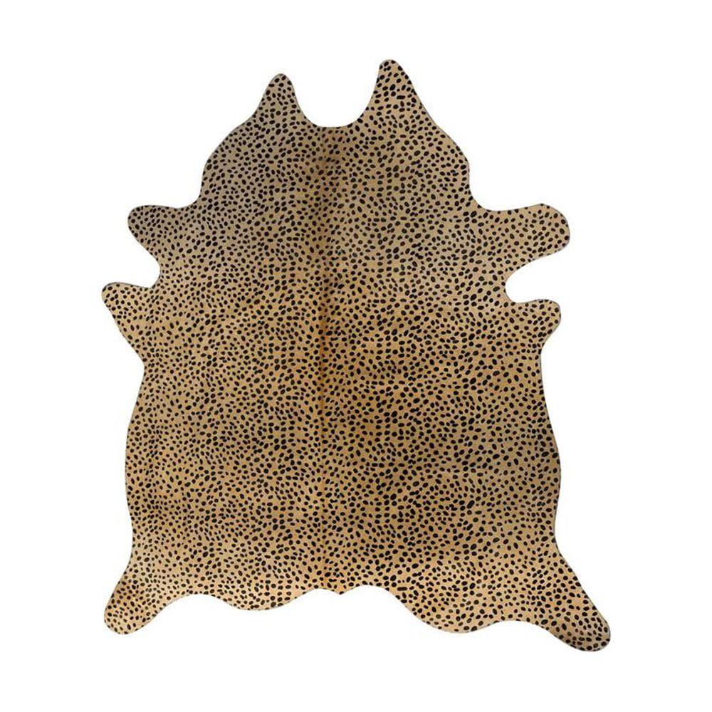 HomeRoots  Cowhide Rug - Cheetah