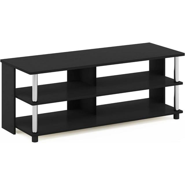 Furinno 3-Tier TV Stand for TVs up to 48" TV Console Table Entertainment Center w/Open Storage Shelves,Americano