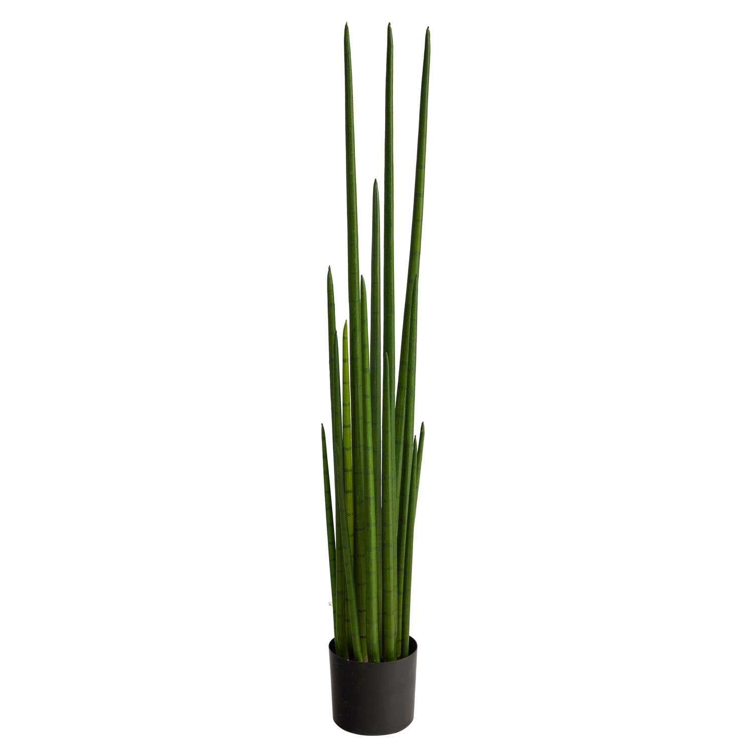 Nearly Natural 5-ft Sansevieria Snake Artificial Plant