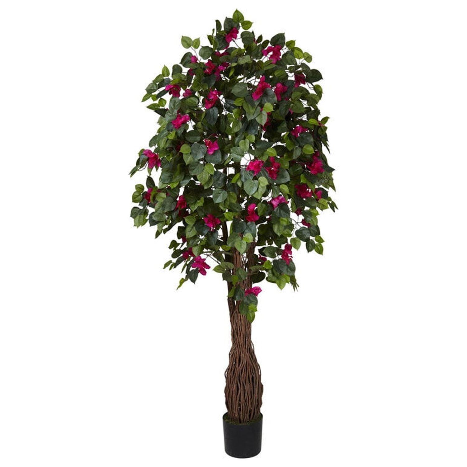 Nearly Natural 6-ft Multi Vine Bougainvillea Silk Tree