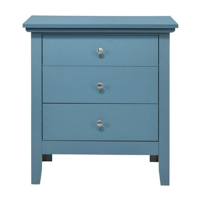 Hammond 3 - Drawer Nightstand Bed Side Table Wood Nightstand Small Bedside Table And Dresser