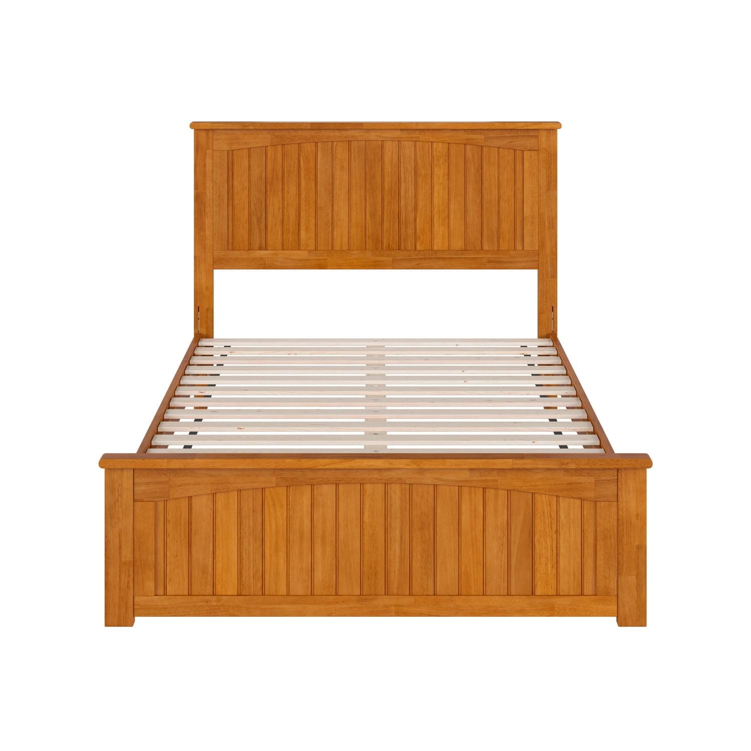 Francoise Solid Wood Low Profile Platform Bed with Matching Footboard