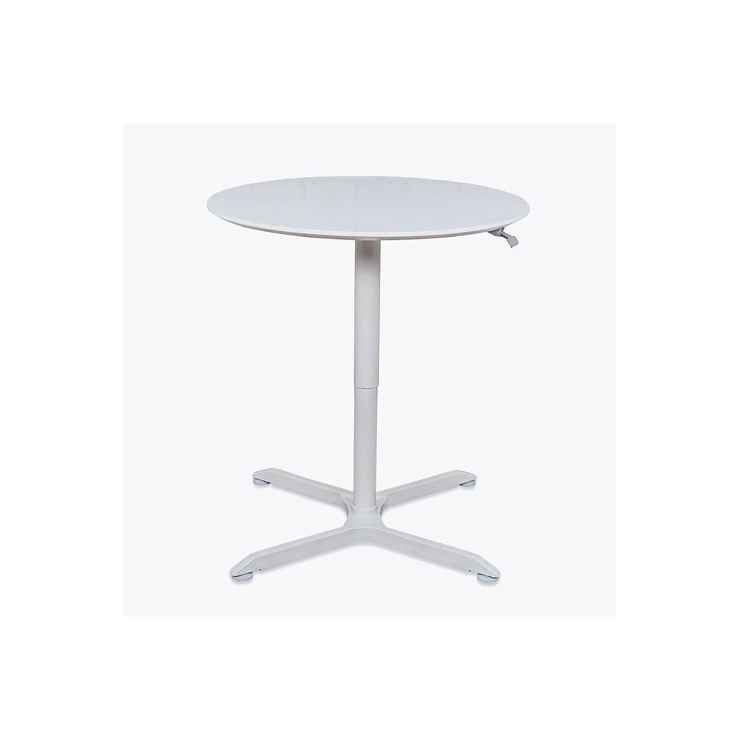 Mobile 28" L Round Breakroom Table