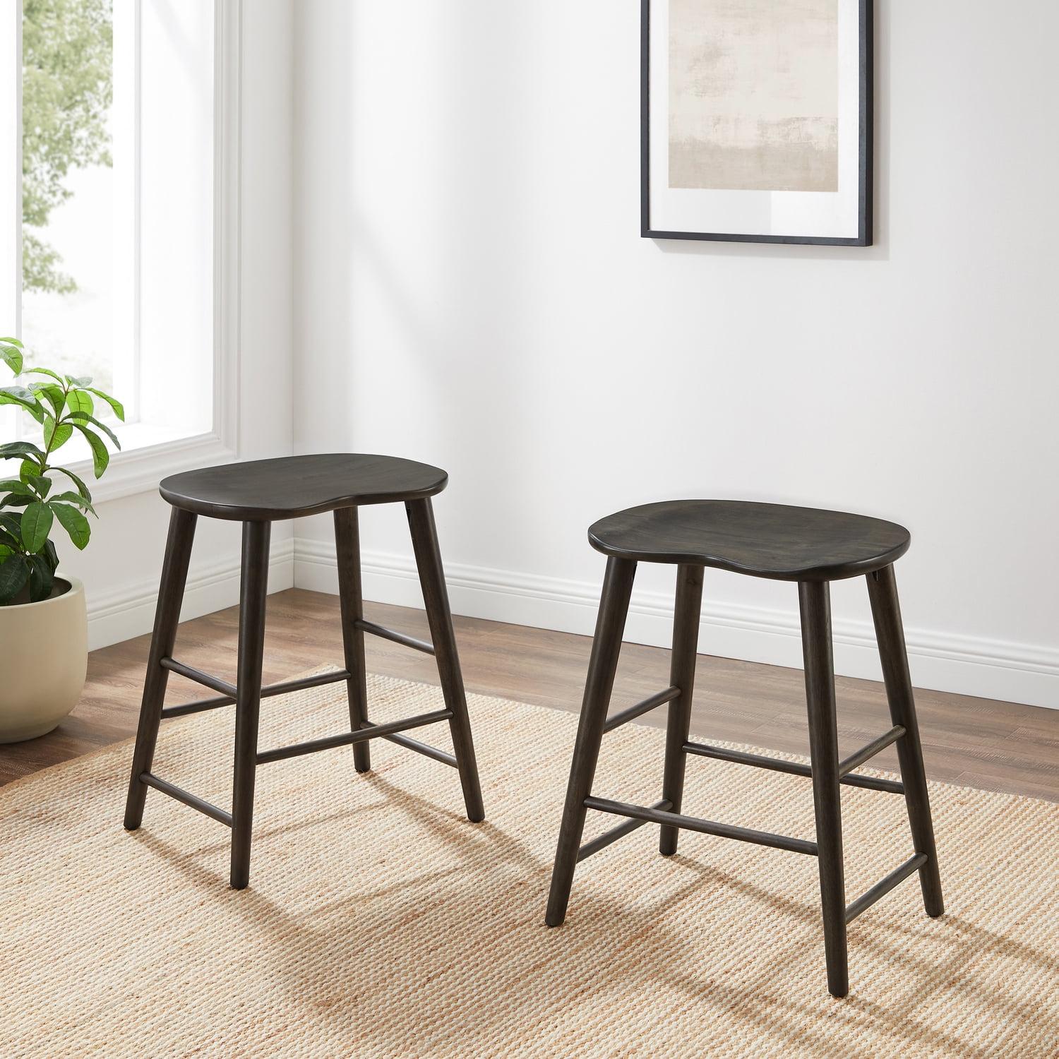 Kayeloni Solid Wood Counter Stool (Set of 2)