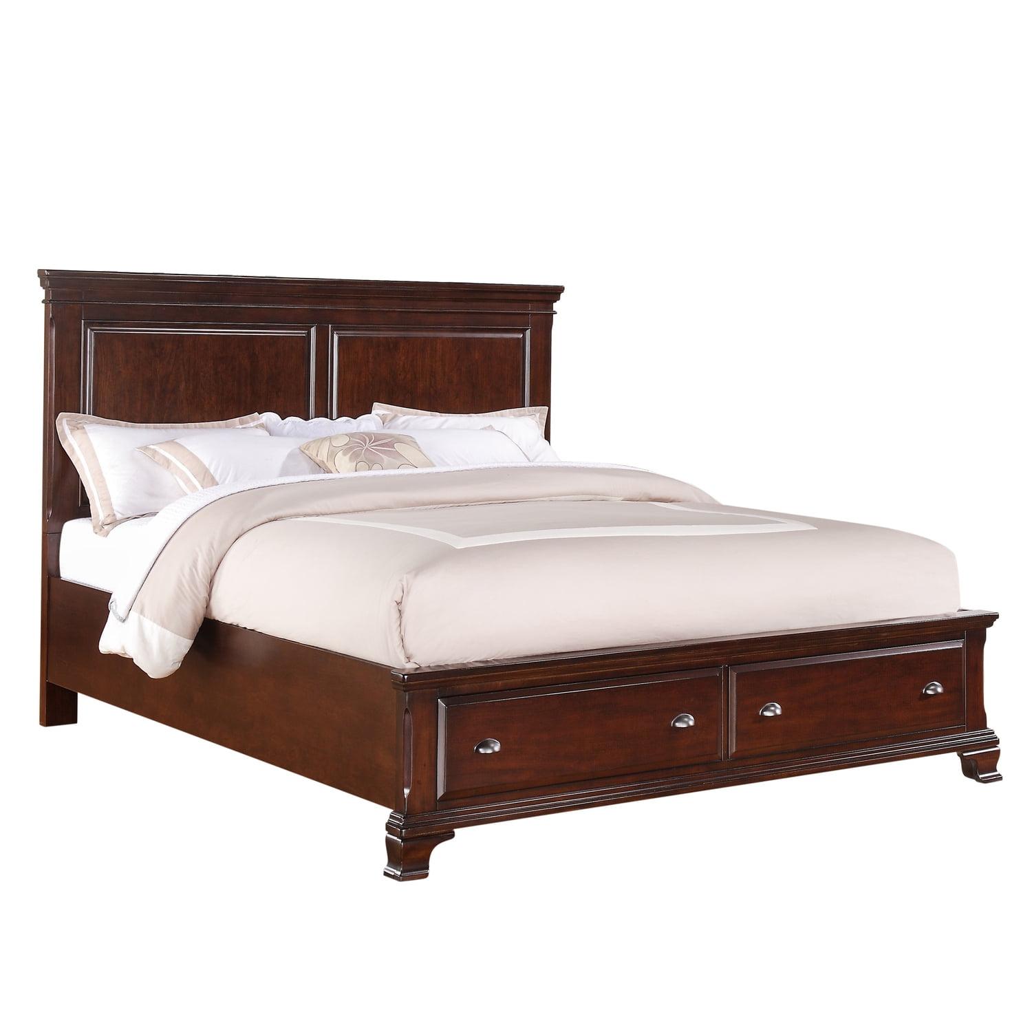 Picket House Furnishings Brinley Cherry King Storage Bed in Cherry