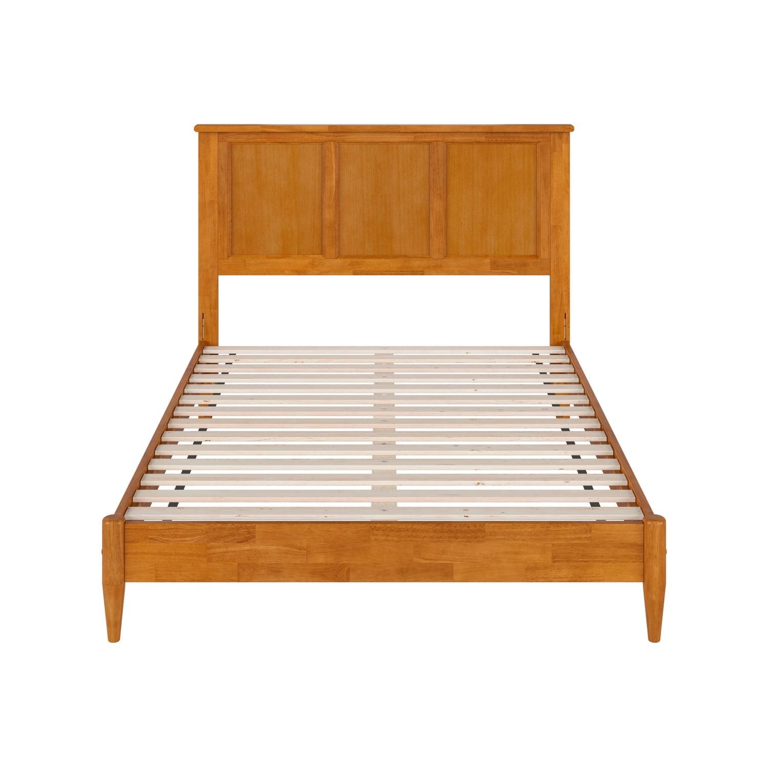 Amandah Solid Wood Panel Bed