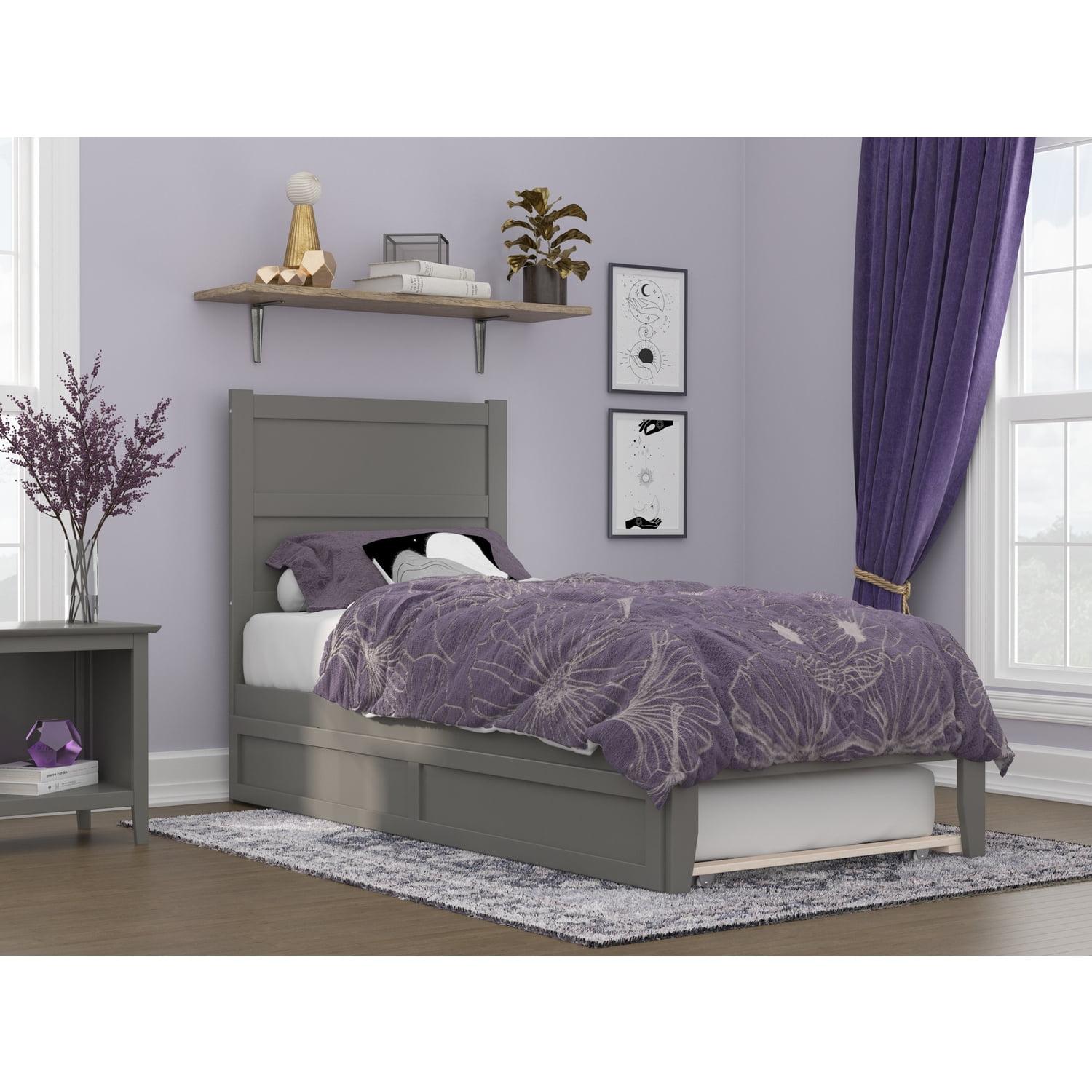 AFI Furnishings NoHo Platform Bed TXL with Footboard & TXL Trundle AG