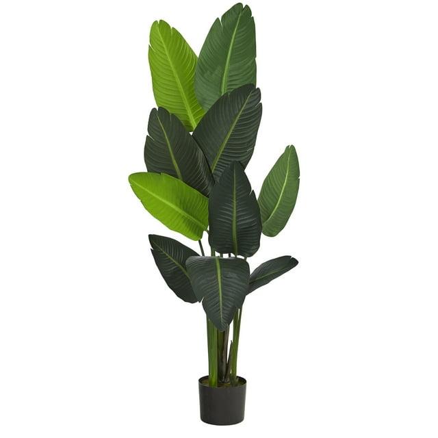 Nearly Natural 58-in Travelers Palm Artificial tree