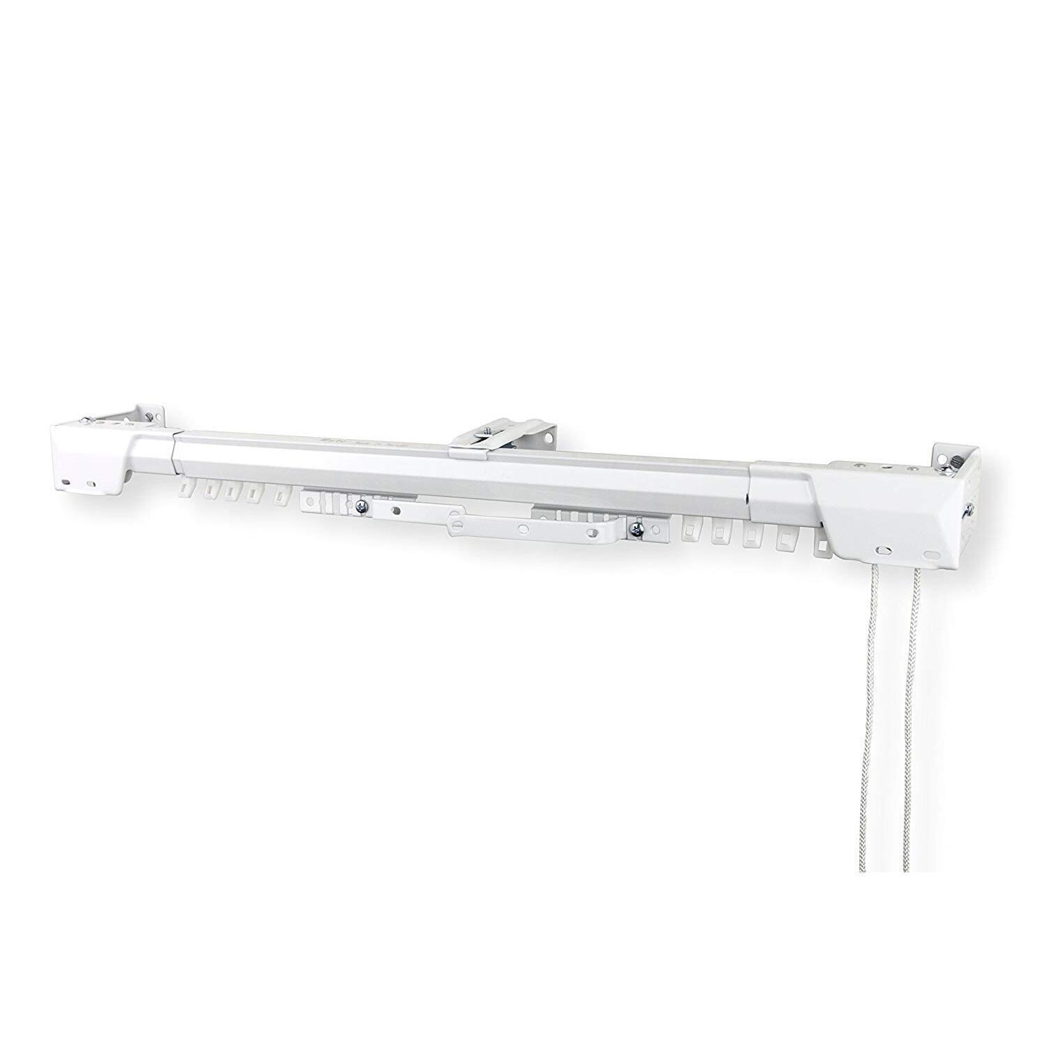 Symple Stuff Bembry Steel Adjustable Single Curtain Rod