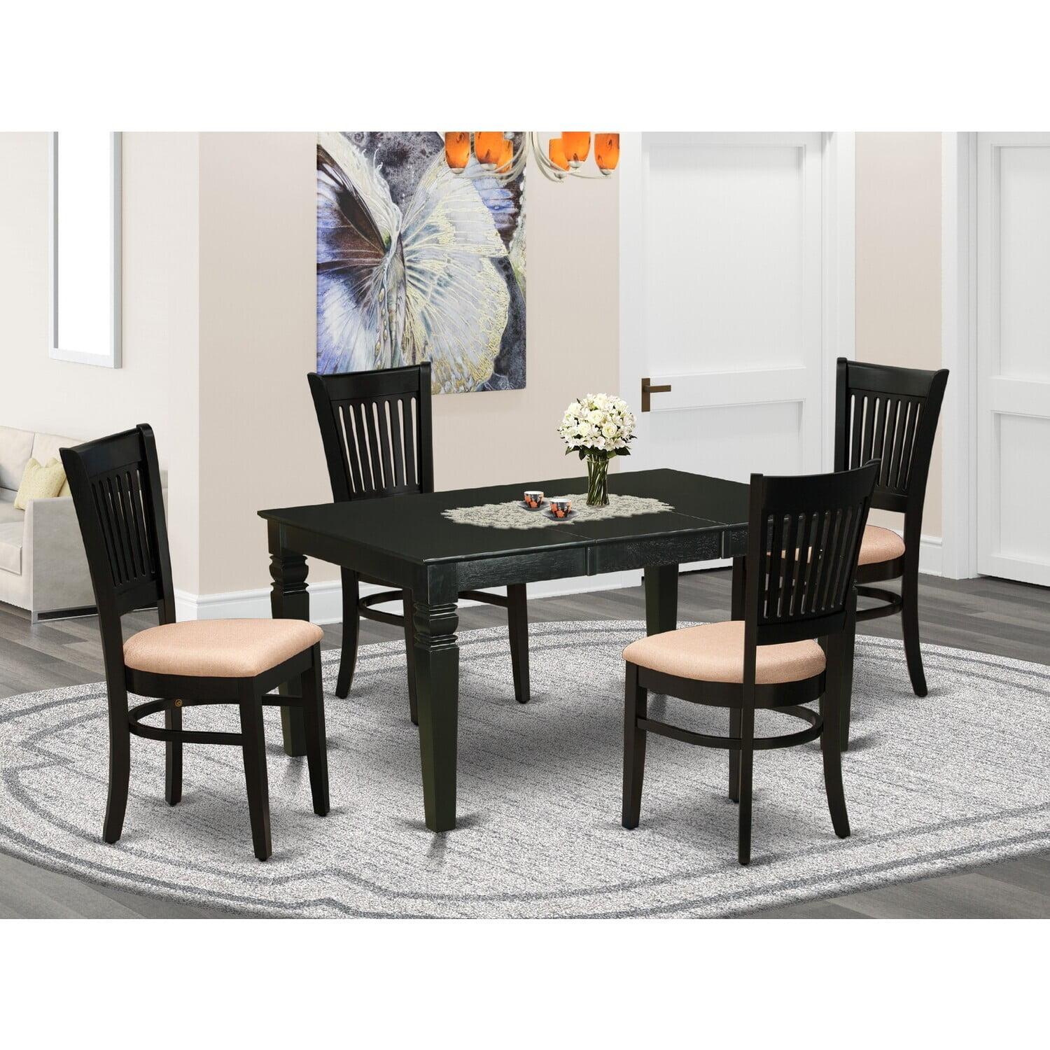 Alyssea Extendable Solid Wood Dining Set