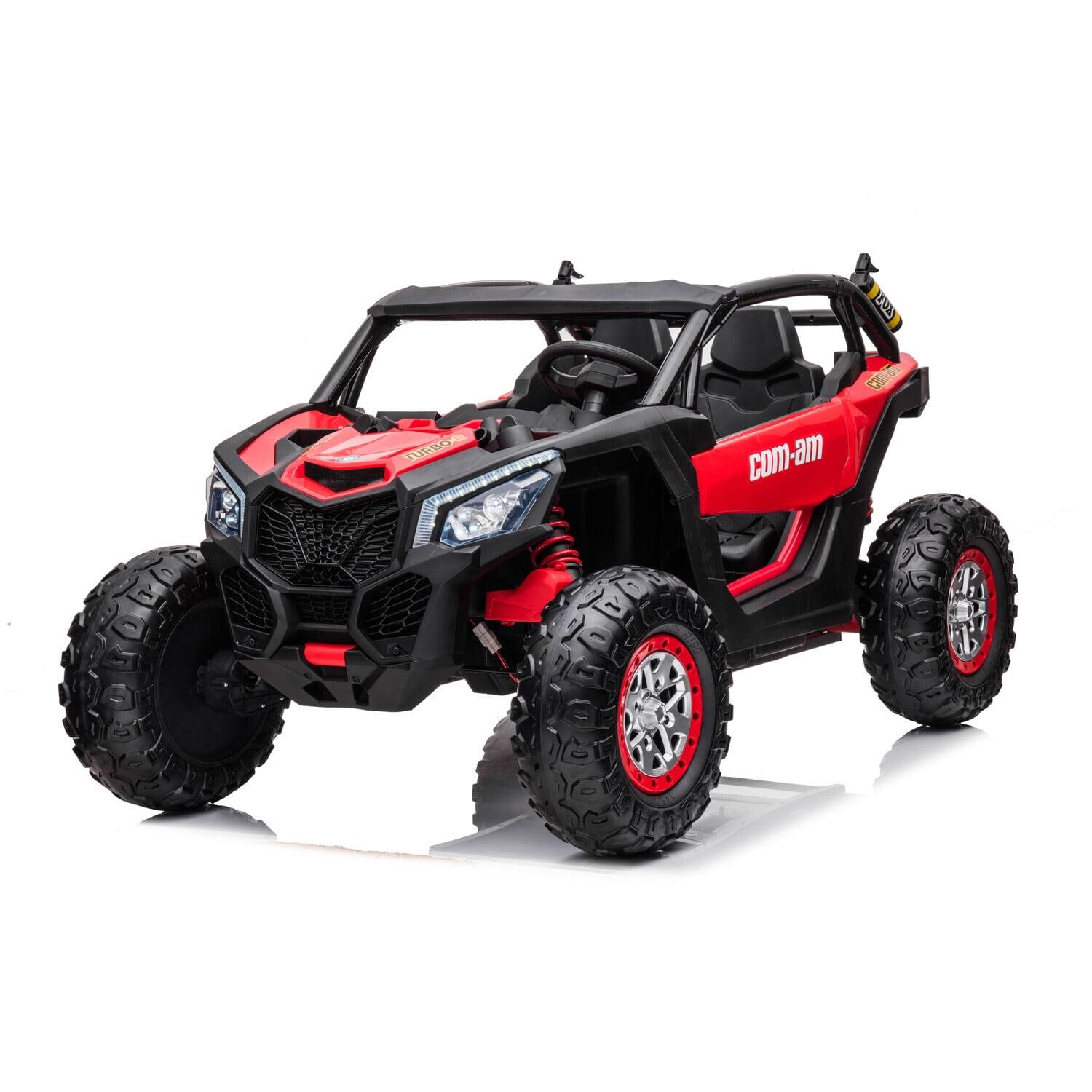 Red 24V 2-Seater Kids UTV with Remote Control