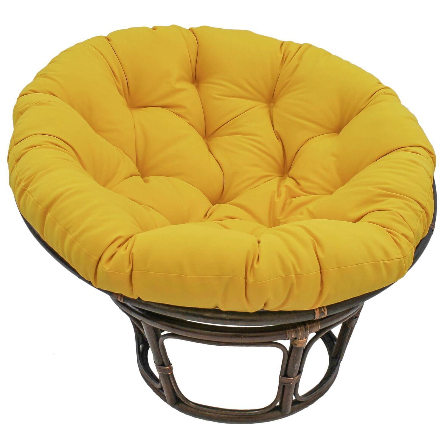 Sunset Soft Twill 44" Tufted Papasan Cushion