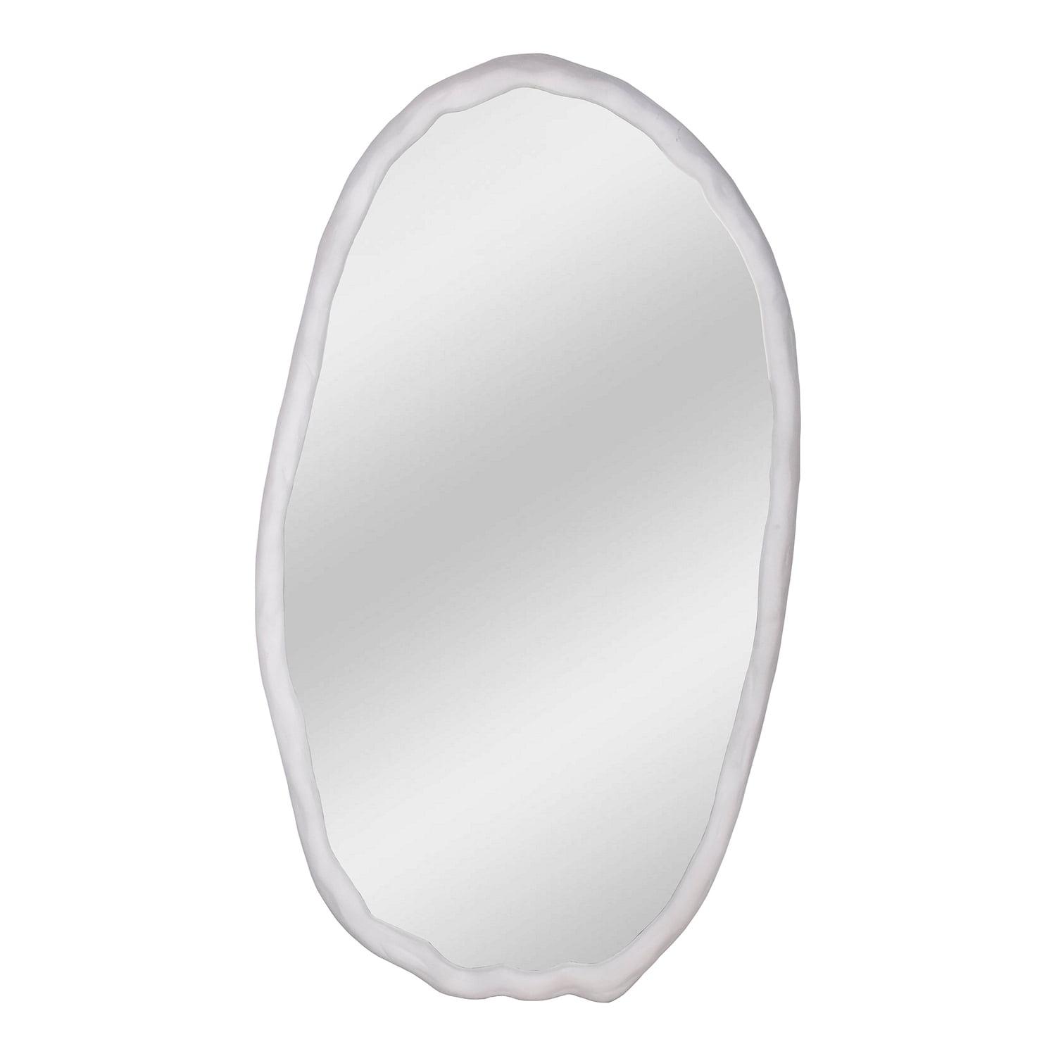 Rogelio Oval Mirror - White