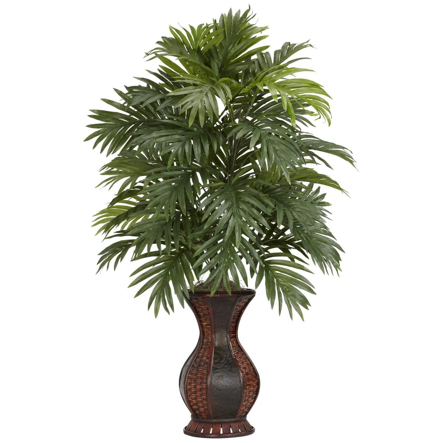 Nearly Natural Areca Palm w/Urn Silk Plant