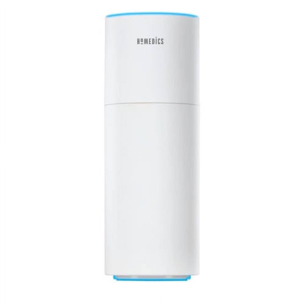 Homedics Portable Ultrasonic Humidifier, Cordless, Desktop, Travel, up to 10-Hour Runtime, Visible Quiet Cool Mist, White