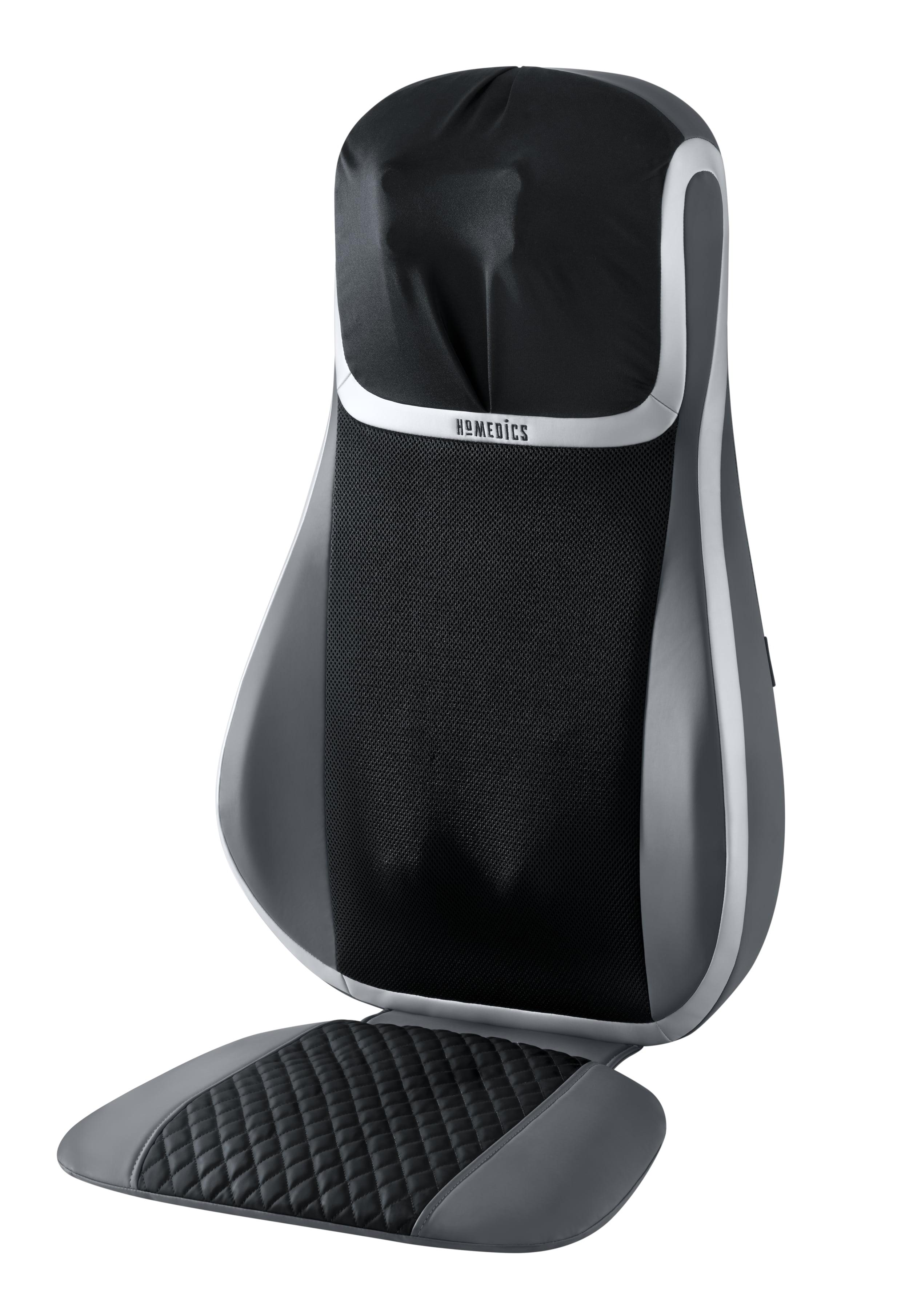 Homedics Shiatsu 3D Trutouch Massage Cushion for Neck & Back Soothing Heat, Shiatsu and Percussion, 3 Zones