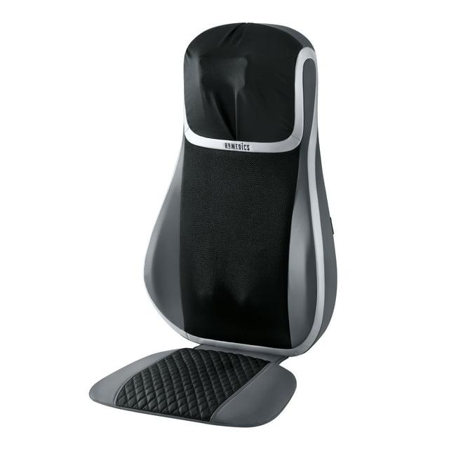 Homedics Shiatsu 3D Trutouch Massage Cushion for Neck & Back Soothing Heat, Shiatsu and Percussion, 3 Zones