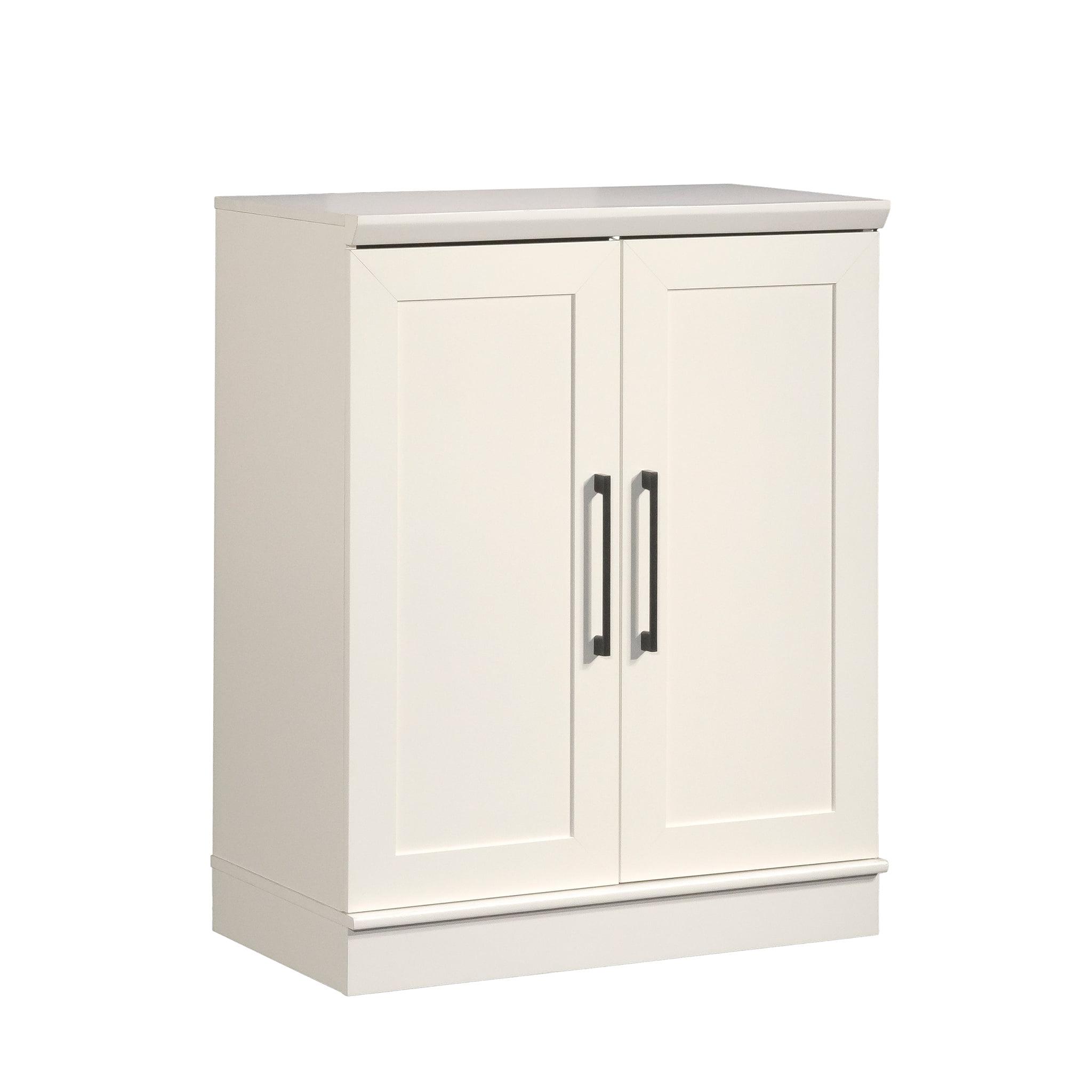 White Adjustable Shelving Bathroom Storage Cabinet