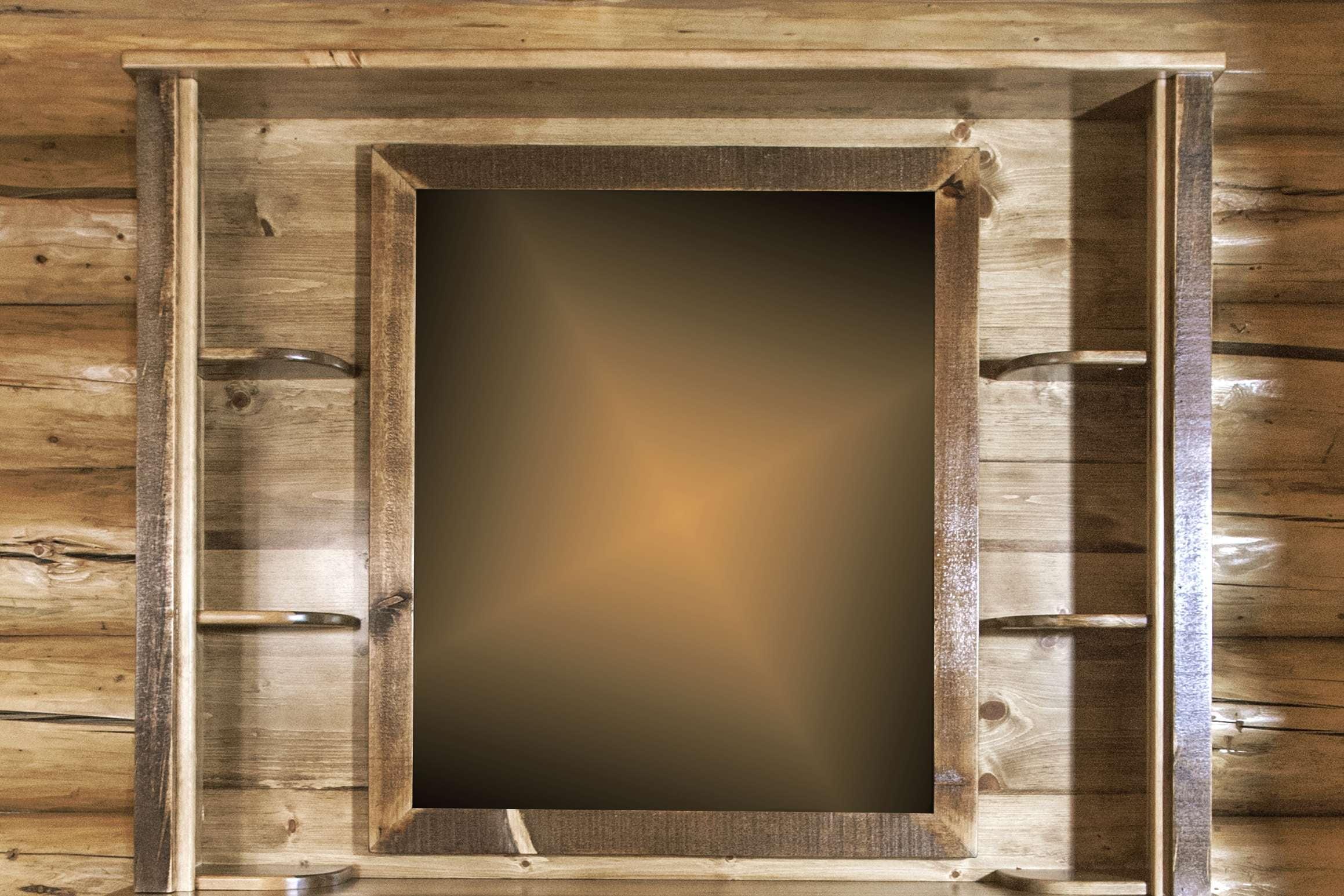 Homestead Collection Deluxe Dresser Mirror, Stain & Clear Lacquer Finish