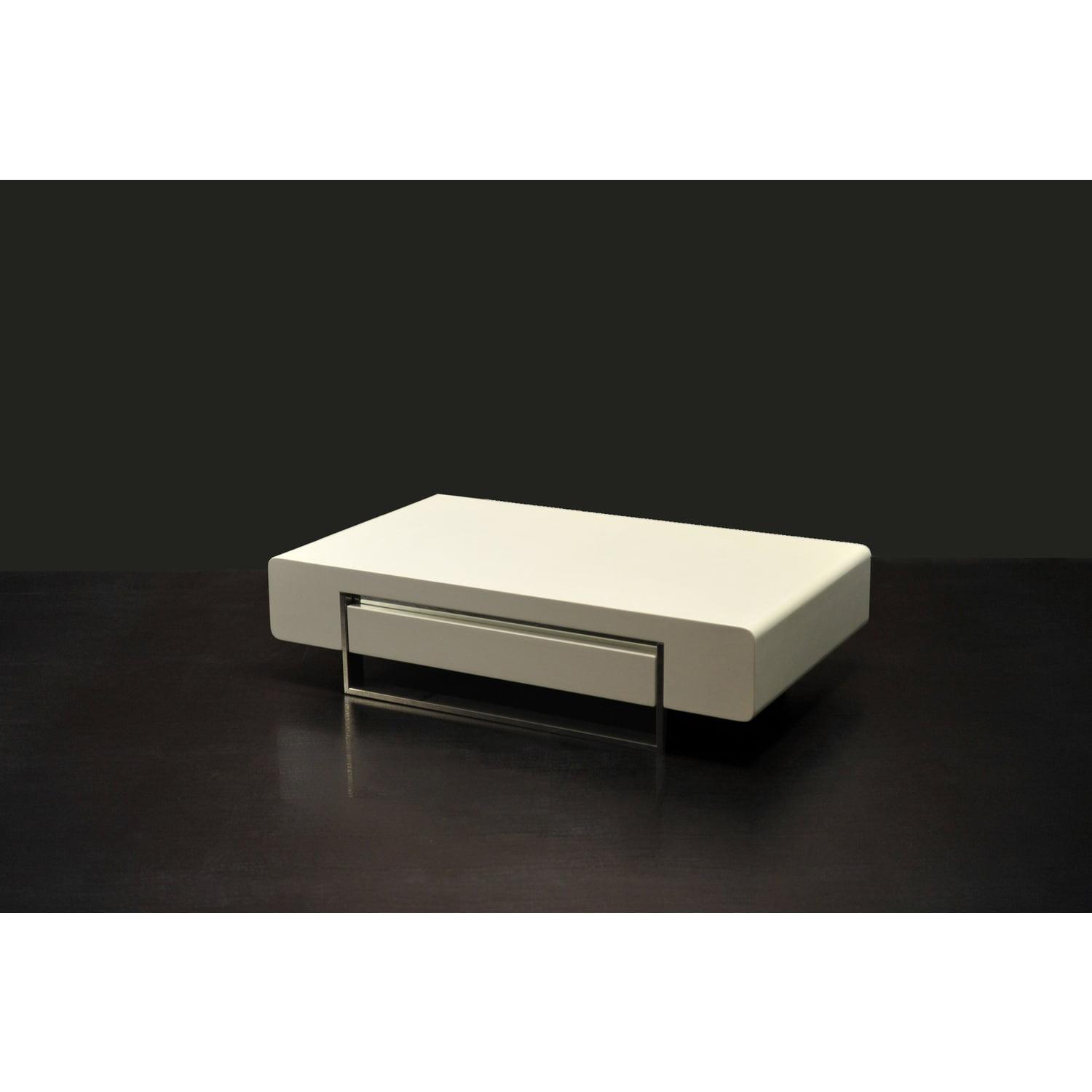 Homestock Baroque Beauty Coffee Table 902A In White