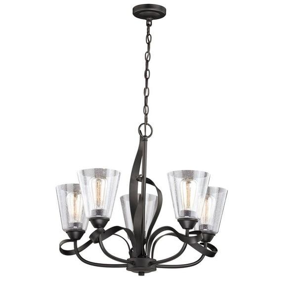 Vaxcel Cinta 5 - Light Chandelier in  Oil Rubbed Bronze