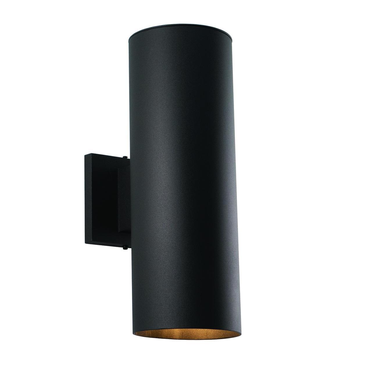 Porcia Outdoor Sconce - Black / 14.25"H