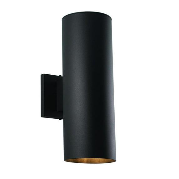 Porcia Outdoor Sconce - Black / 14.25"H