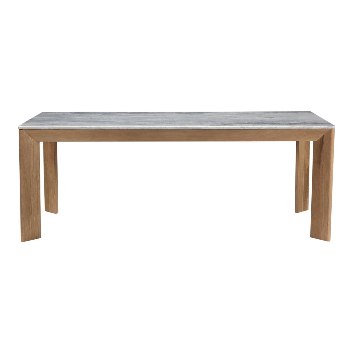 Moe's Home Collection Angle Stone Dining Table Gray Color