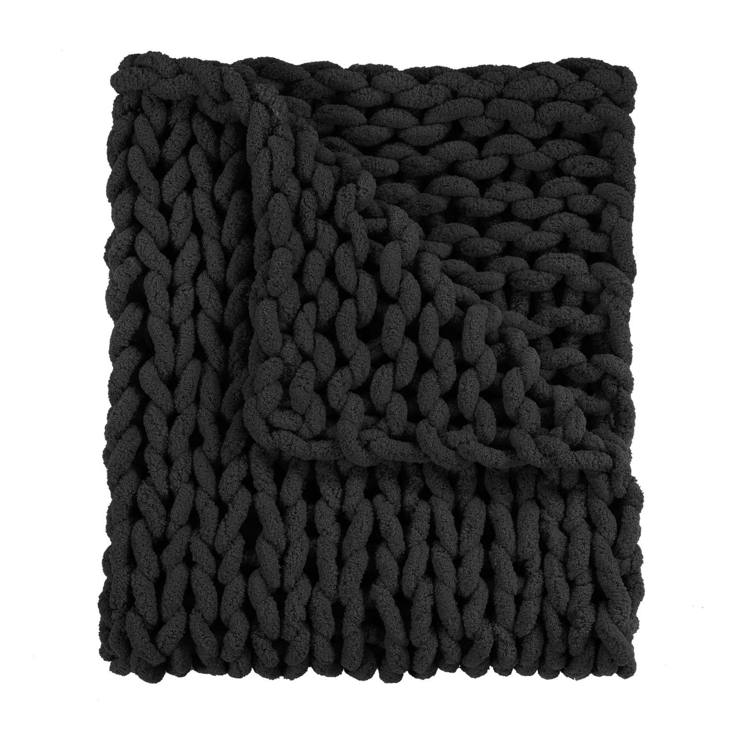 Donna Sharp Chenille Knitted Chenille Throw