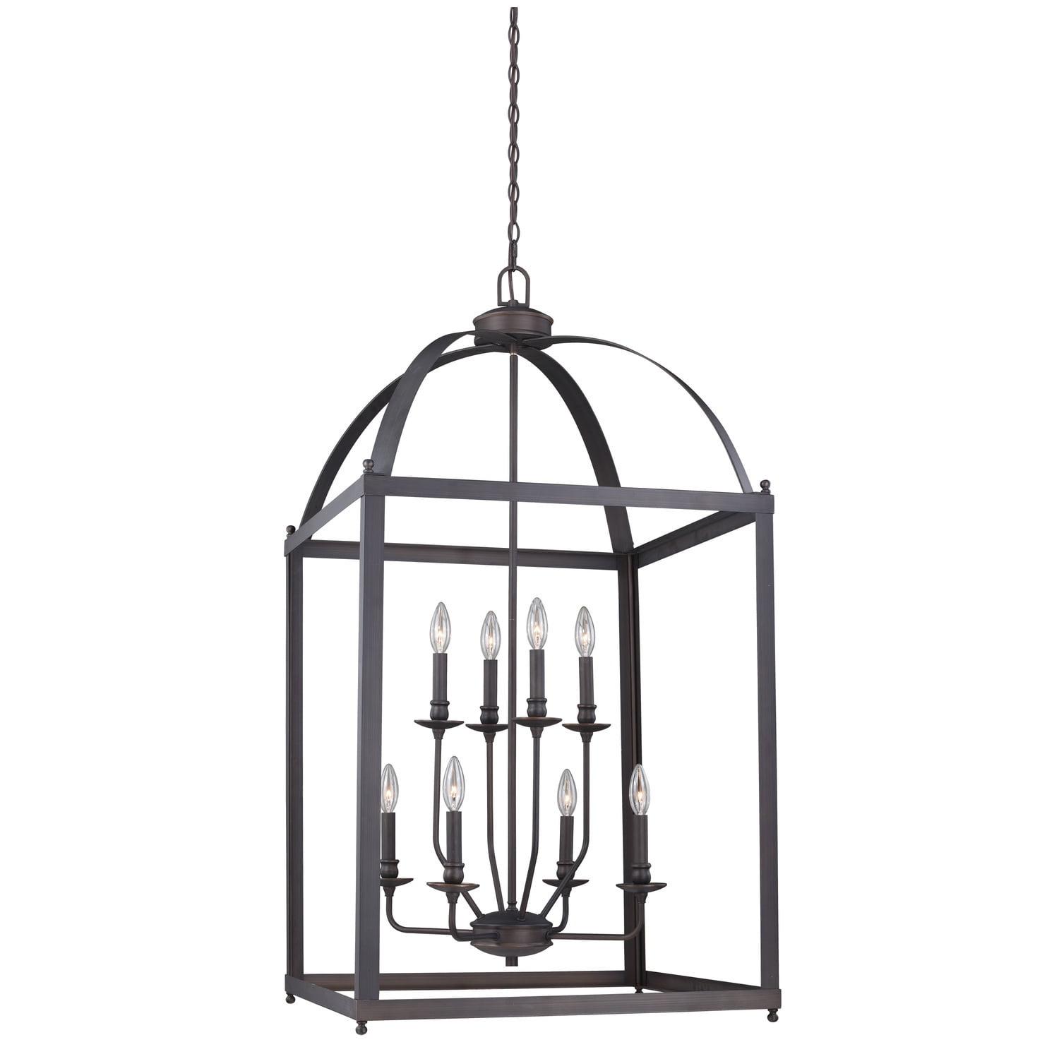 Juliet 8-Light Architectural Bronze Lantern Pendant