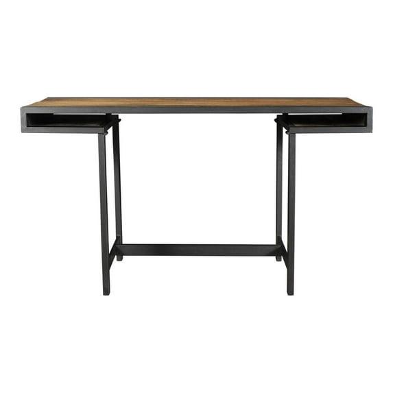 Industrial Wraparound Desk