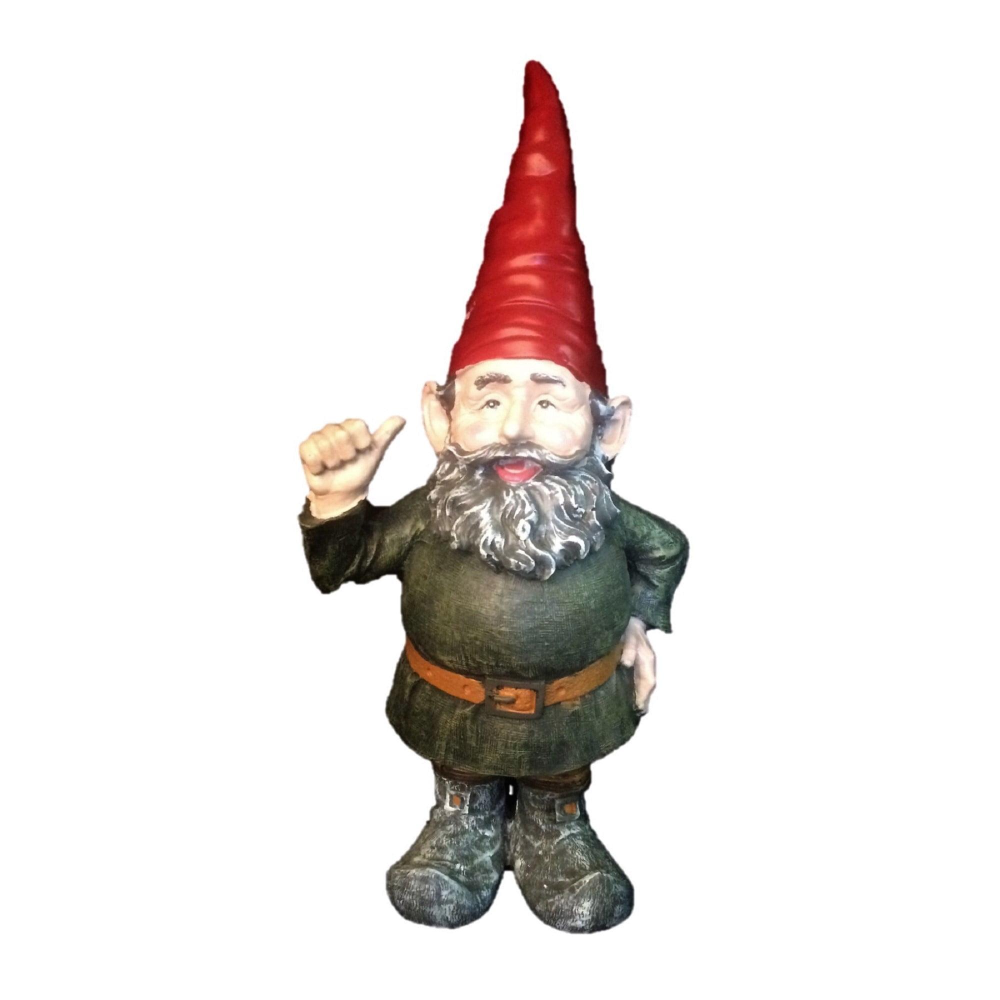 HomeStyles Old World Gnomes Rumple Thumbs Up Gnome Garden Statue