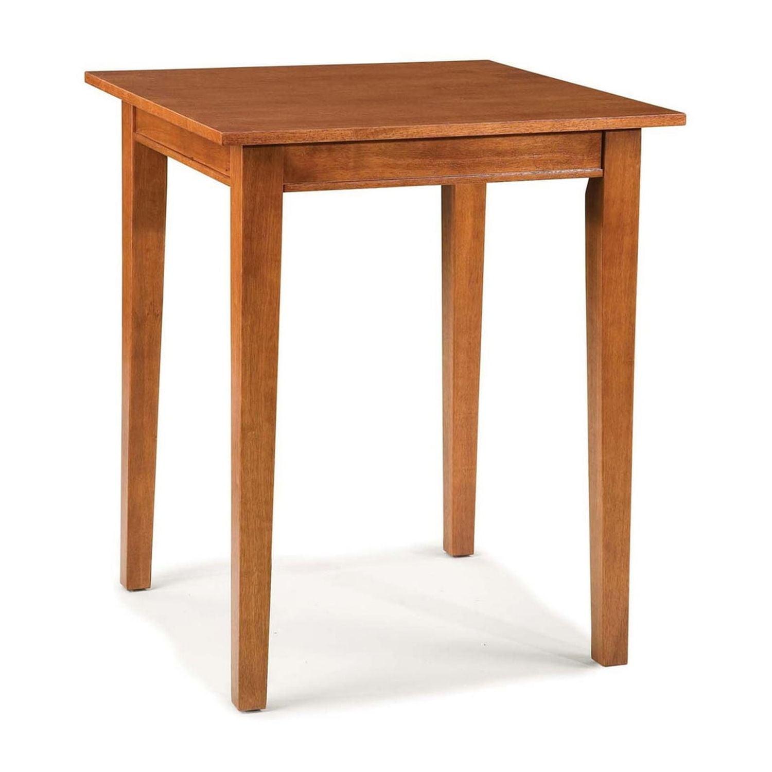 Arts and Crafts Square Bistro Table Wood/Cottage Oak - Home Styles: Hardwood Frame, 36" Height, Seats 2