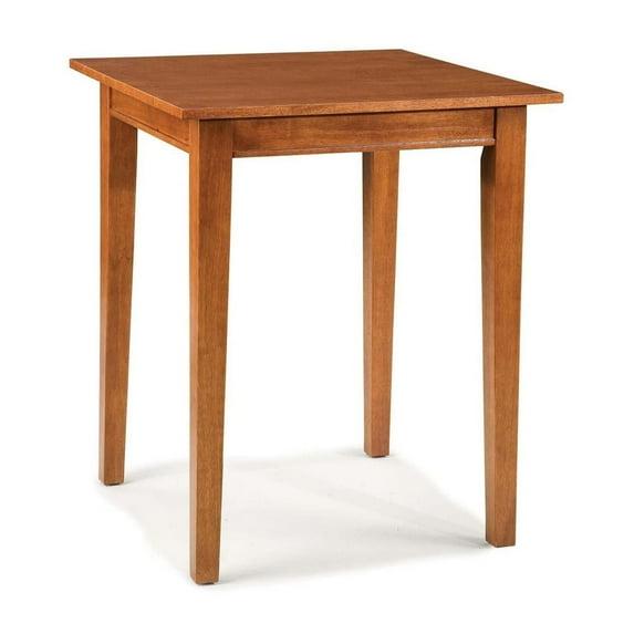 Arts and Crafts Square Bistro Table Wood/Cottage Oak - Home Styles: Hardwood Frame, 36" Height, Seats 2