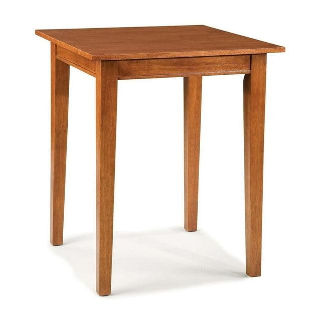 Arts and Crafts Square Bistro Table Wood/Cottage Oak - Home Styles: Hardwood Frame, 36" Height, Seats 2