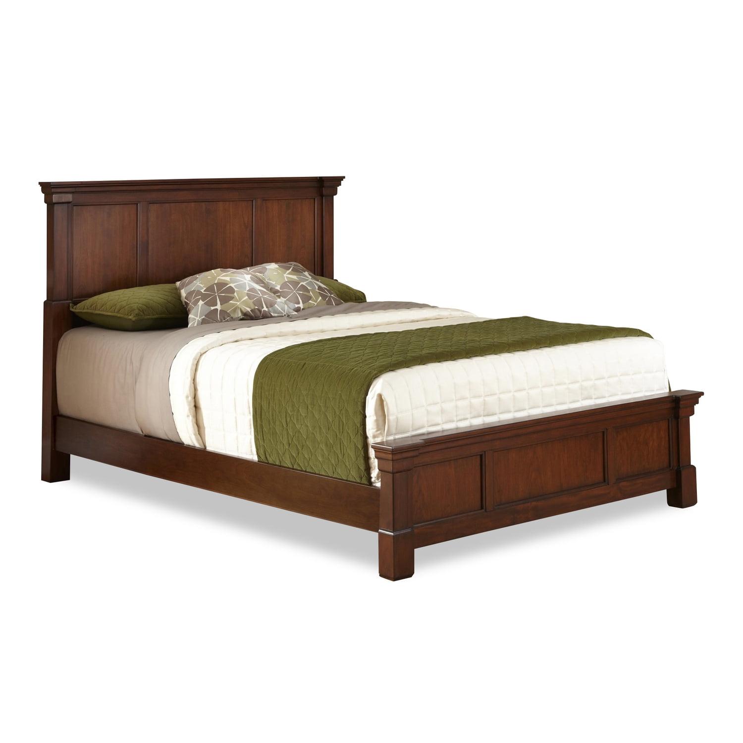 Aspen King Mahogany Bed in Warm Cherry Finish