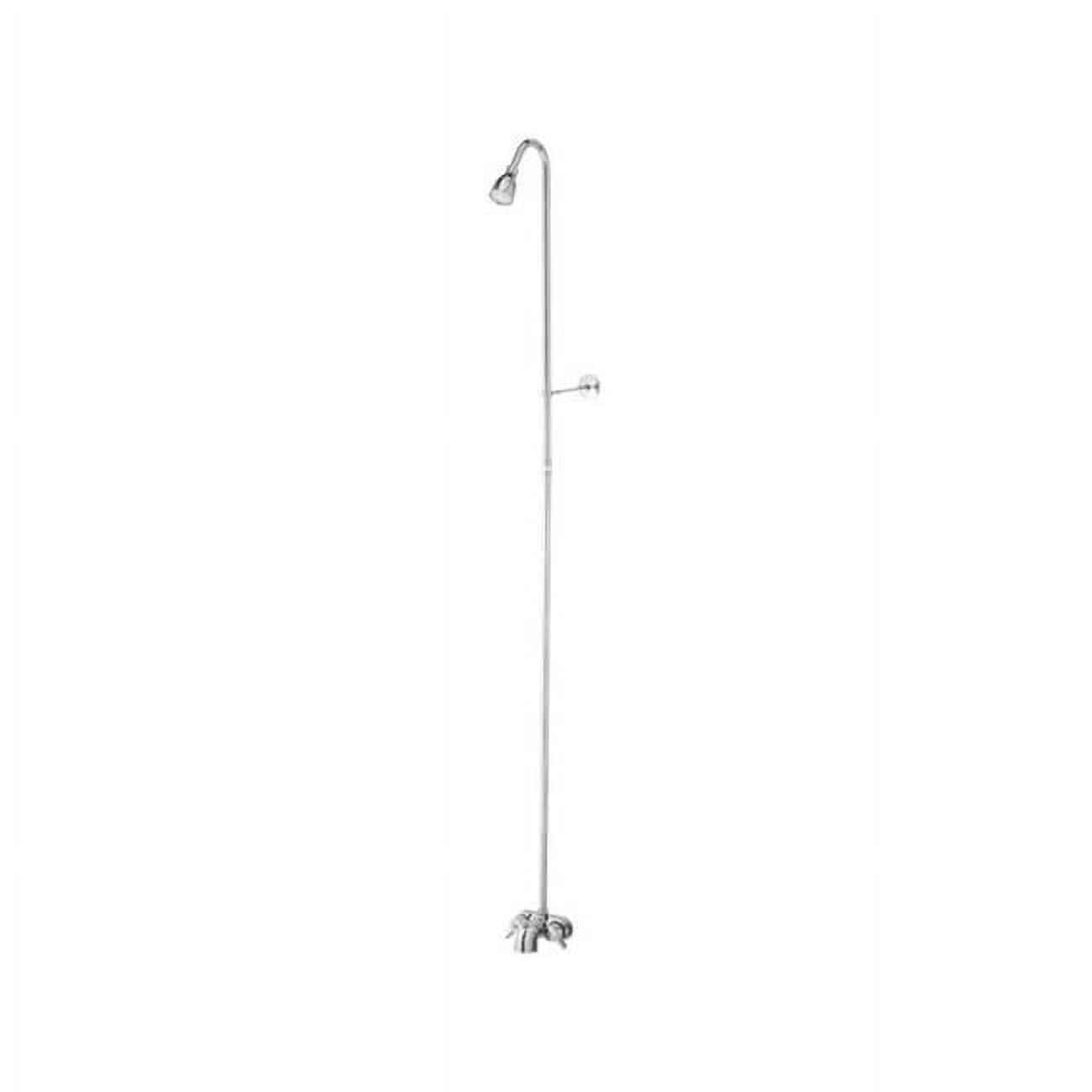 Chrome Wall Mounted Add-A-Shower with Tub Valve