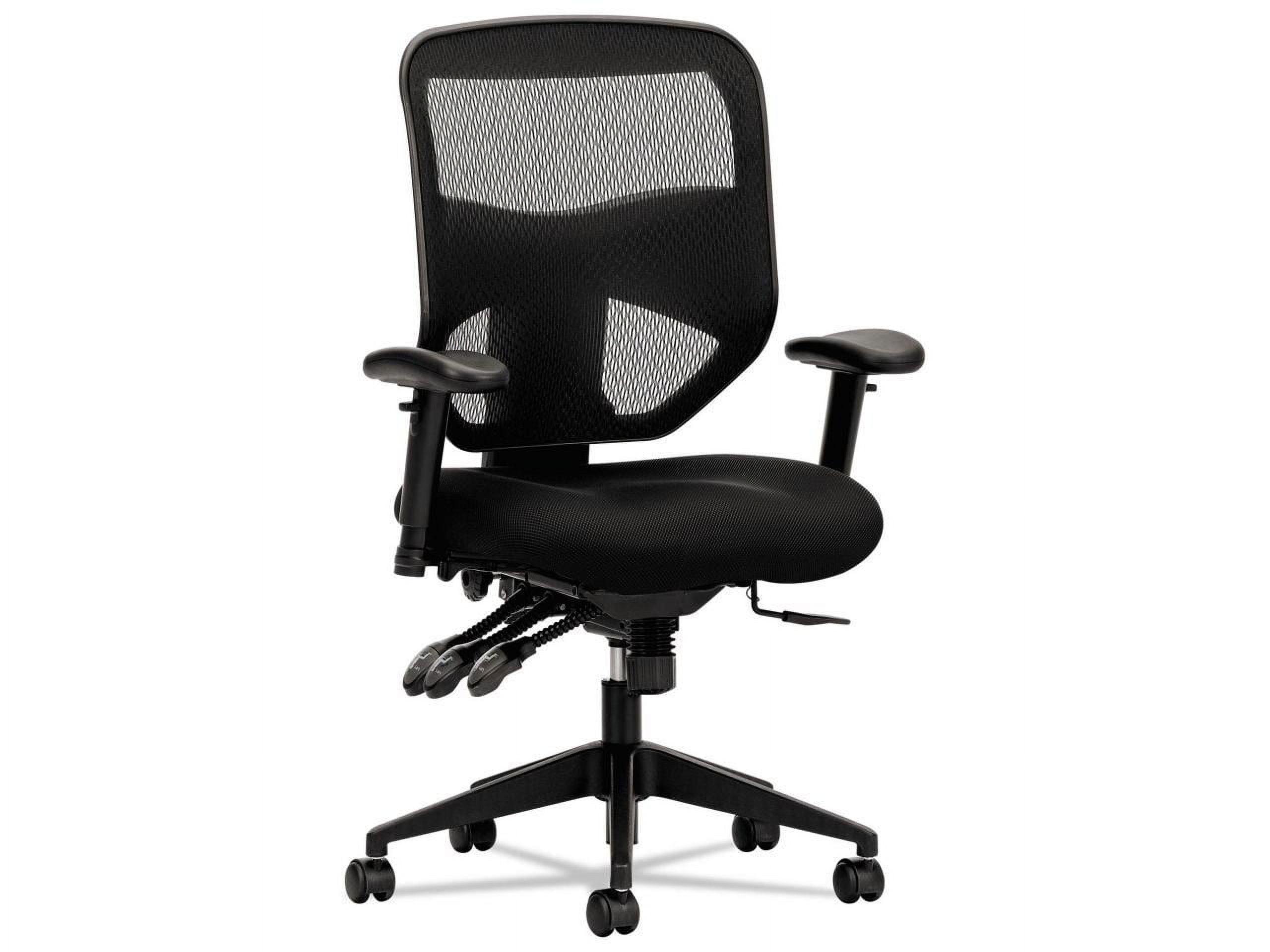 ErgoFlex 360° Black Mesh Adjustable High-Back Task Chair