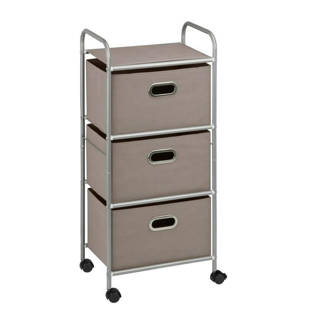 Rebrilliant Kavya 35.43'' H x 16.26'' W Utility Cart with Wheels
