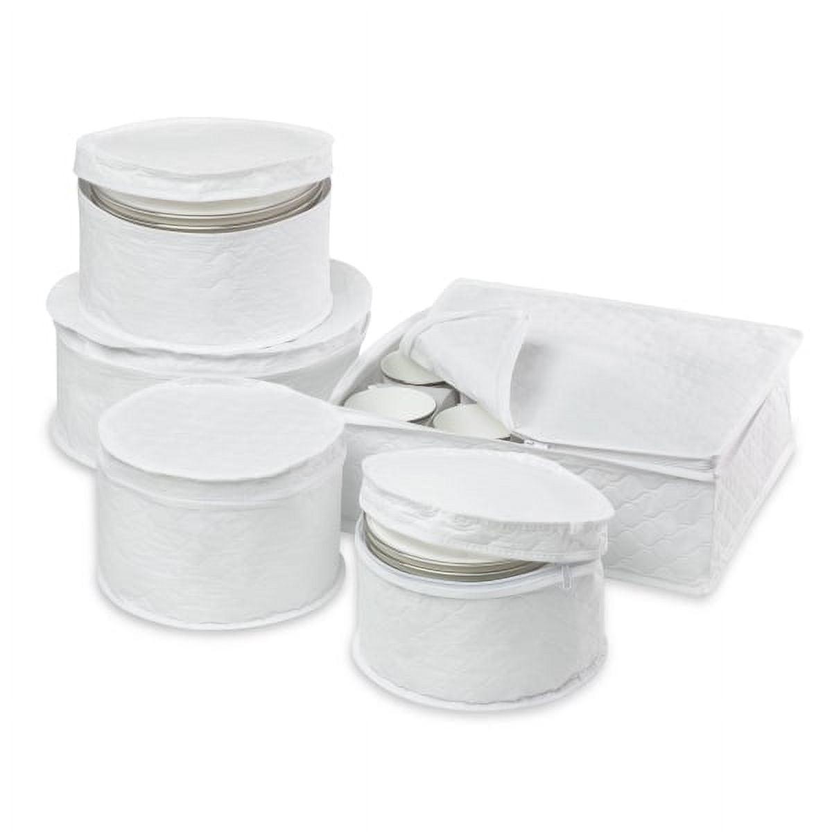 Honey Can Do SFT-01630 5 Piece Dinnerware Storage Set