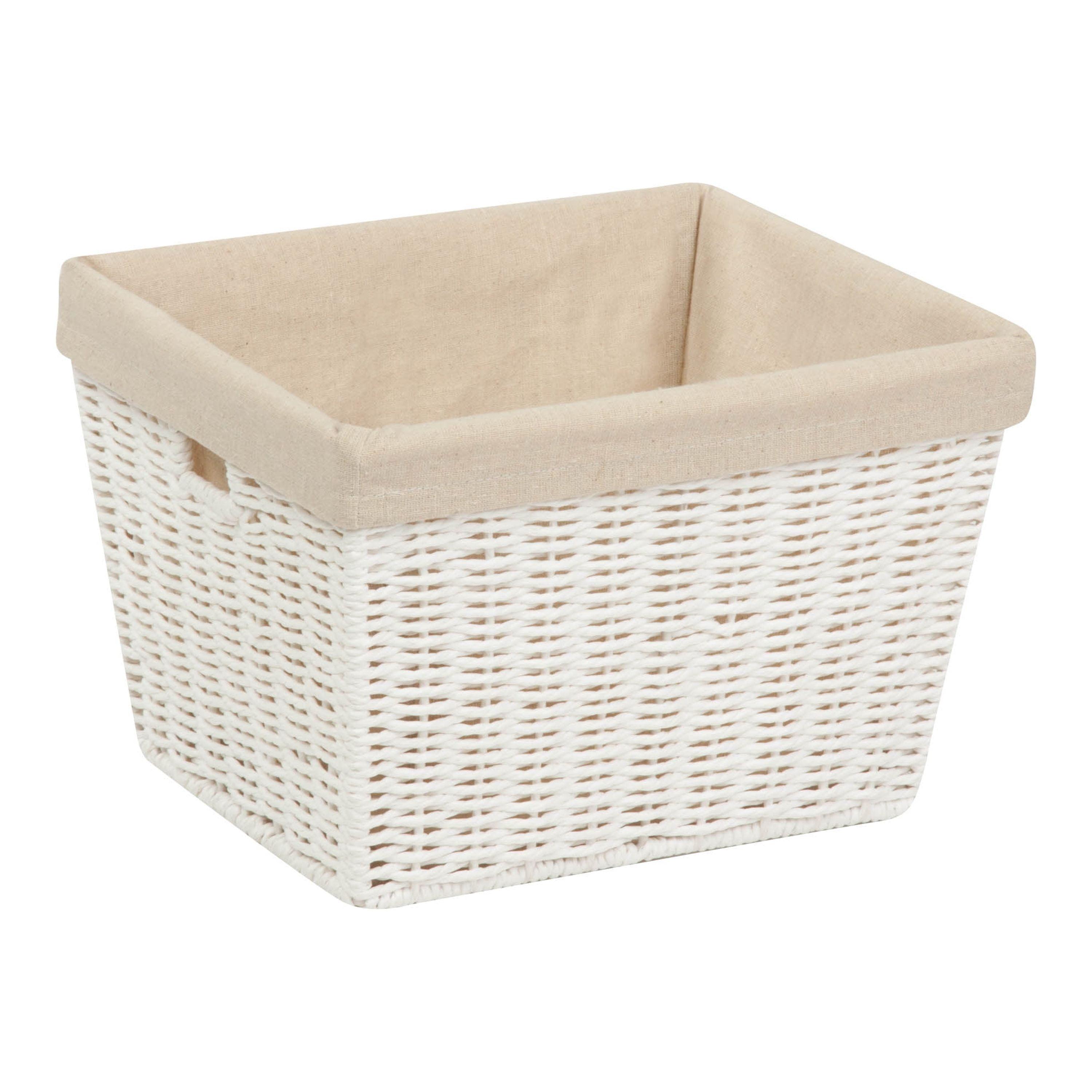 Honey-Can-Do Honey Can Do 39.68 Qt. Large Tall Square Water Hyacinth Basket Natural (STO-02884)