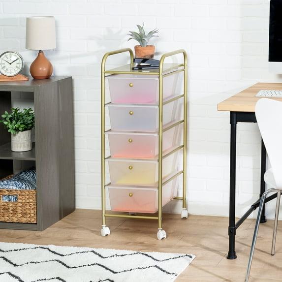 Rebrilliant Neysa 12.6'' W Utility Cart with Wheels