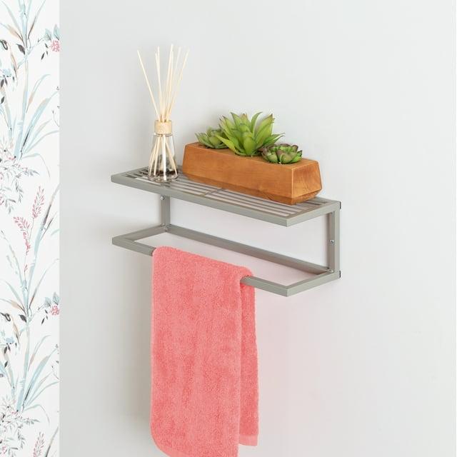 Steel Bathroom Storage Wall Shelf