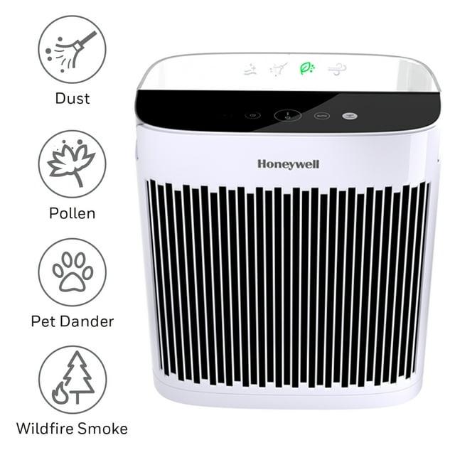 Honeywell Insight 190' Medium-Large Rooms HEPA HPA5100WV1 Air Purifier White: Quiet Fan, Carbon Filter, Energy Star Certified
