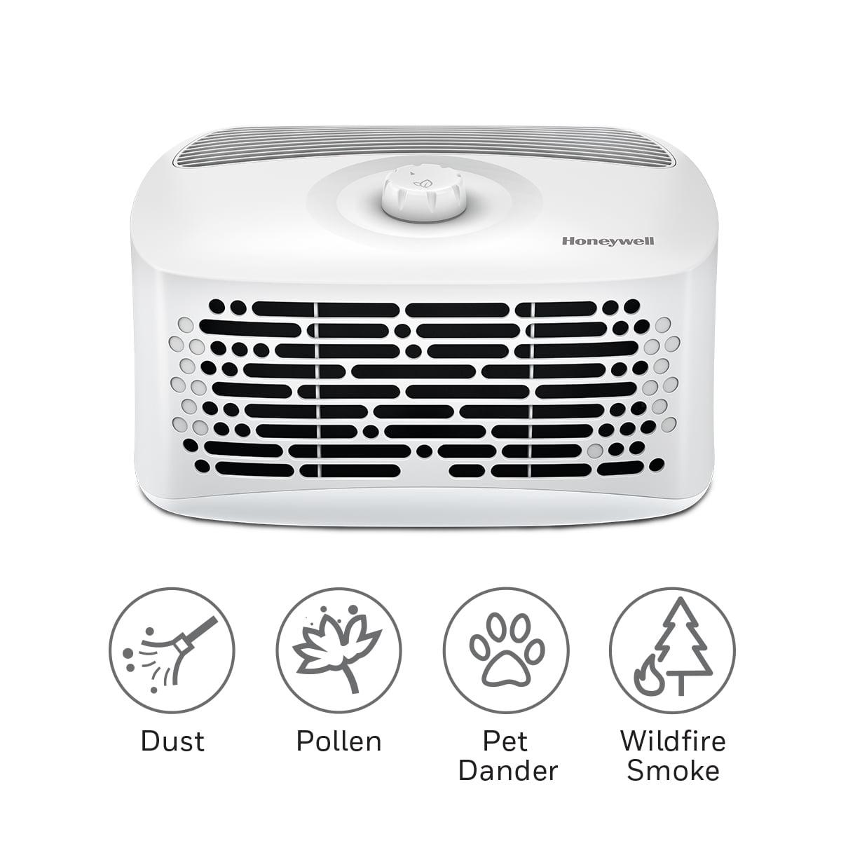 Compact White HEPA Air Purifier for Small Rooms