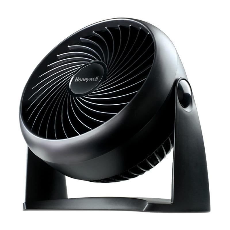 Black 11" Plastic 3-Speed Tabletop Fan