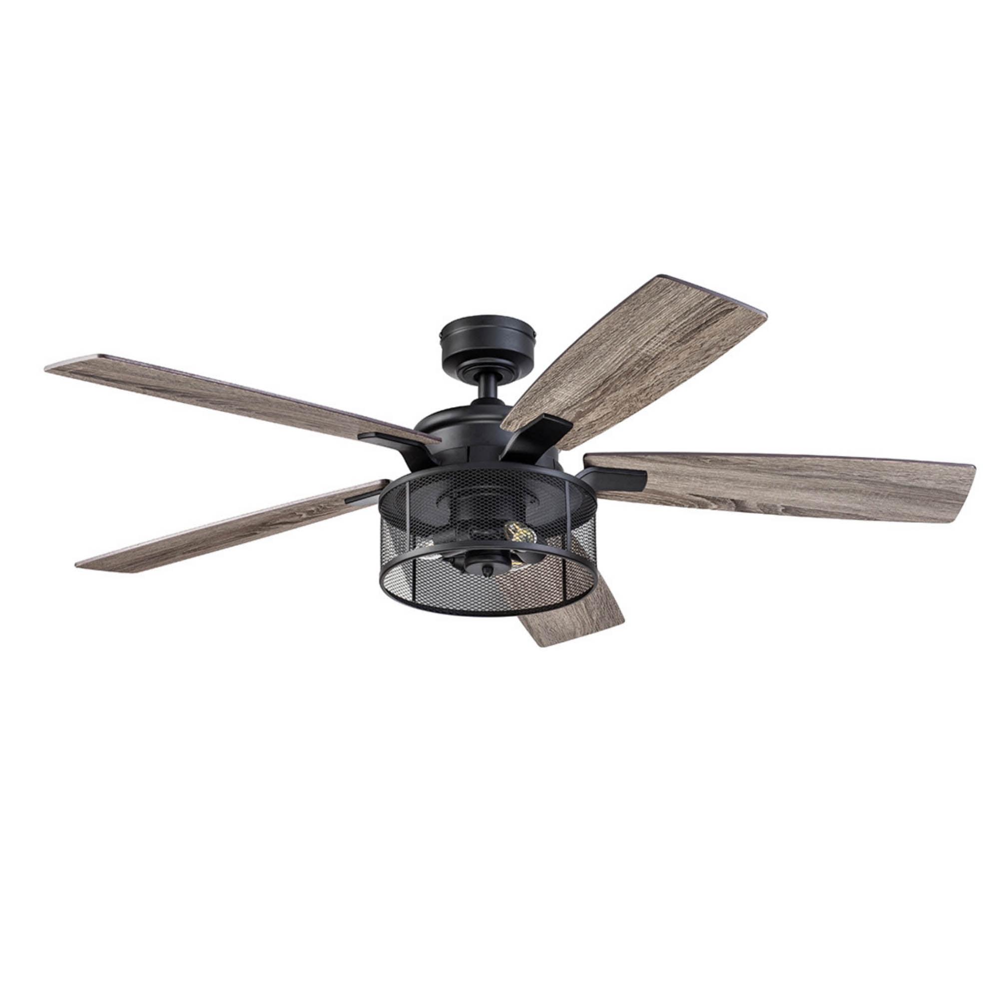 Carnegie 52" Ceiling Fan with LED Lights and Remote Included