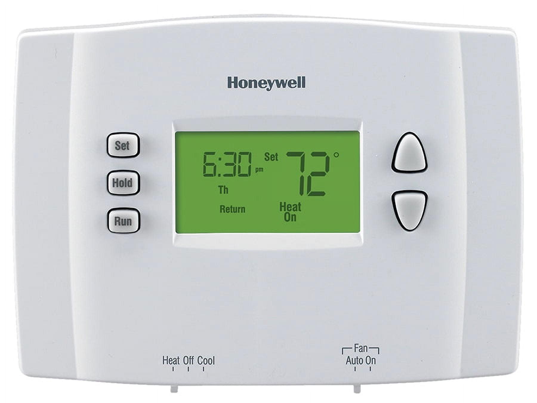 White Digital 7-Day Programmable Thermostat with Backlit Display