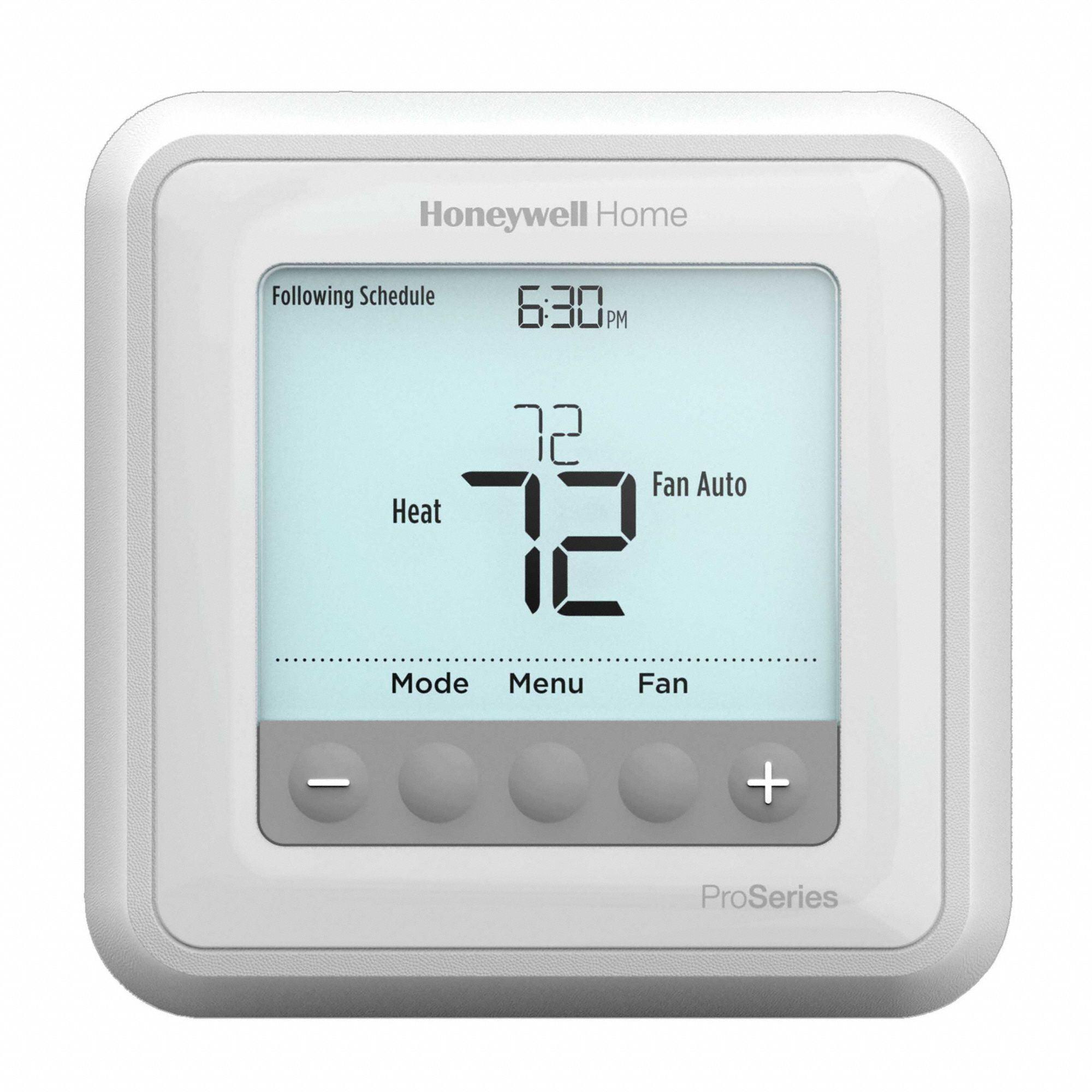 White Digital Programmable Thermostat with Touchscreen